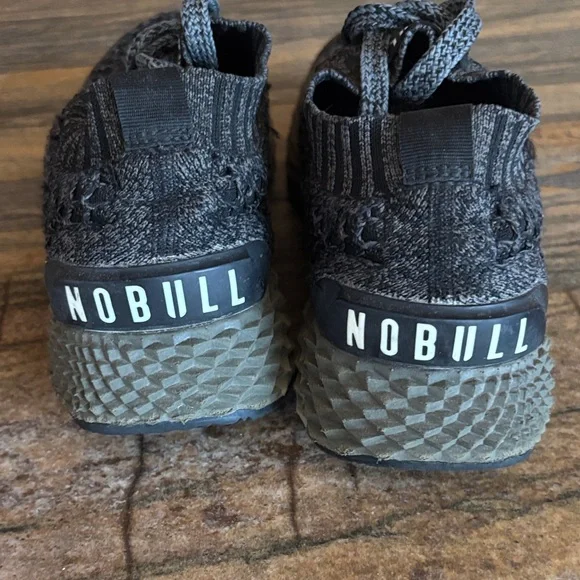 NOBULL Charcoal and Olive Knit Sneakers - Picture 2 of 3